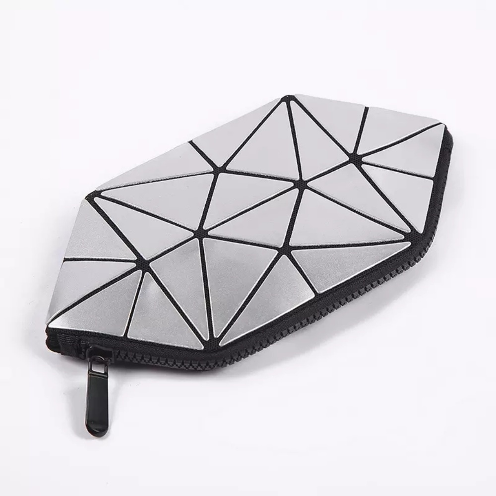 Silver Cosmetic Makeup Case & Bag - Picture 5 of 6